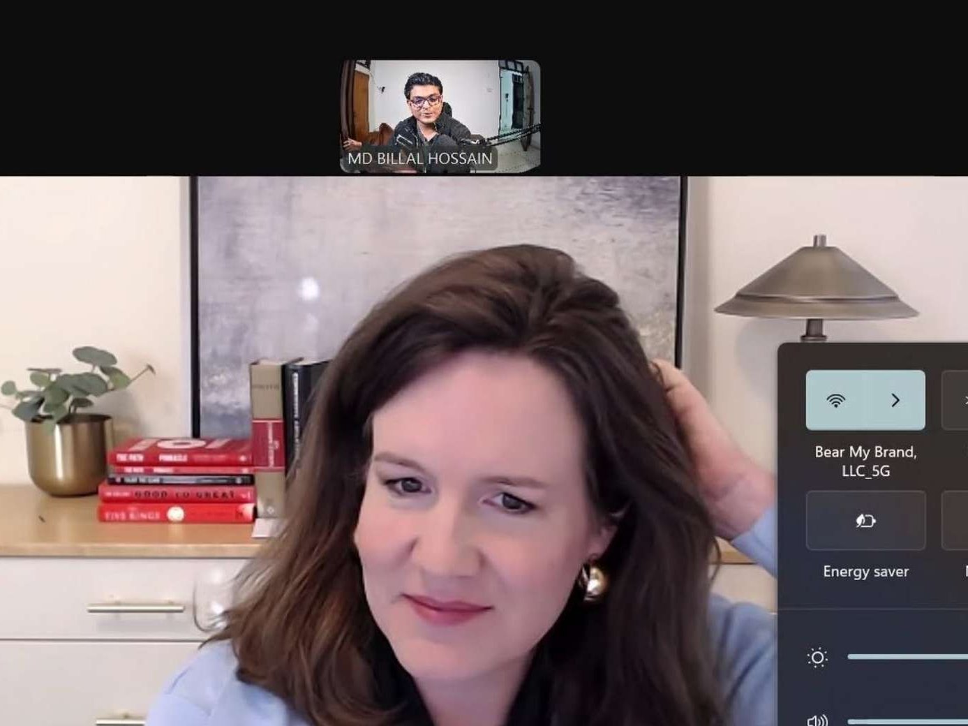 A working session with Rachel Nelson, live captions on