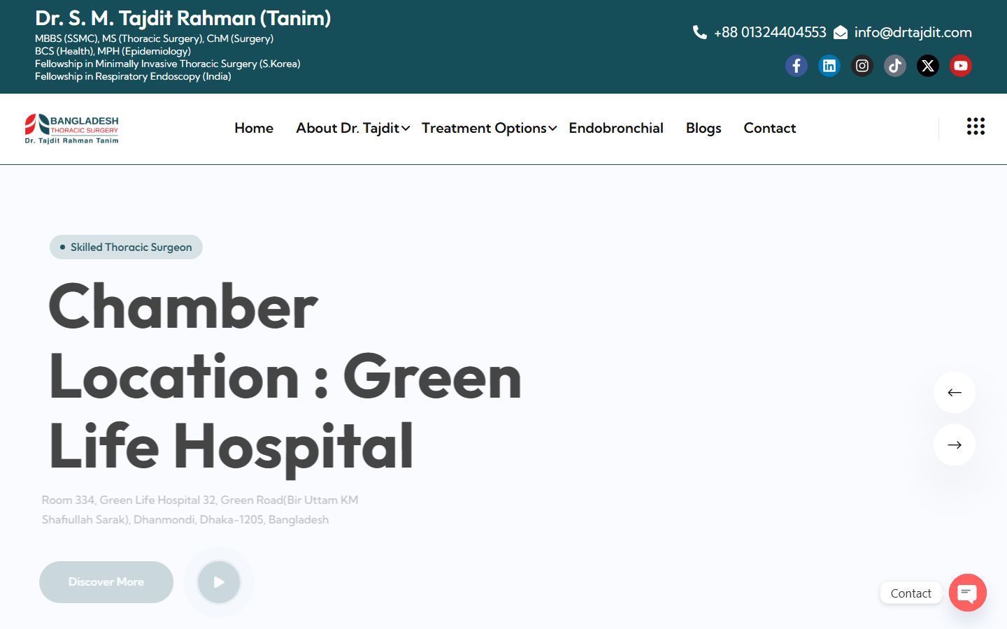 Dr Tajdit — Medical practice site