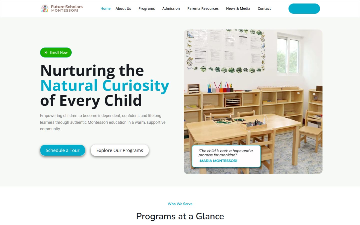 Future Scholars Montessori — Montessori school — Ohio, USA