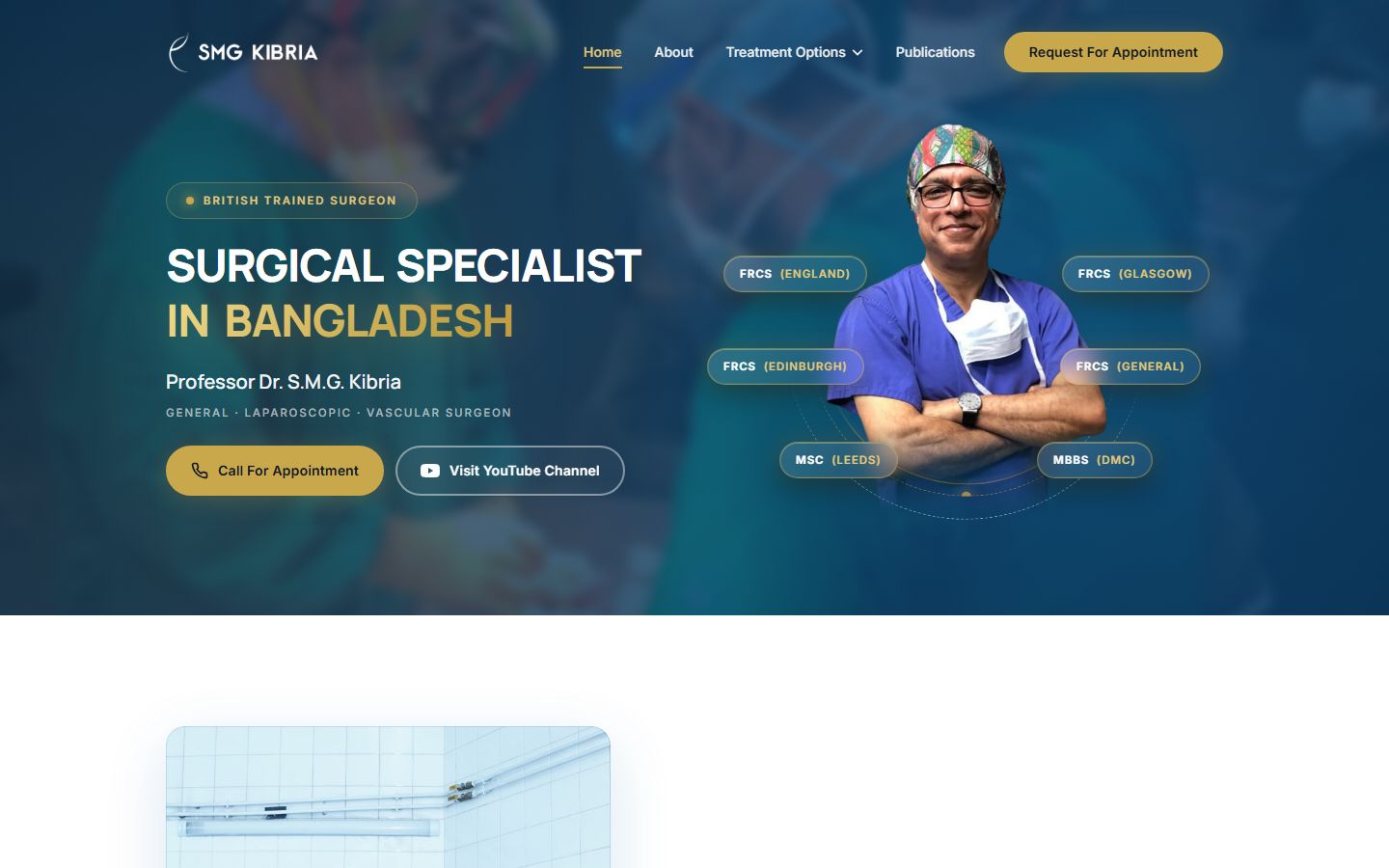 Prof. Dr. SMG Kibria — Surgeon — personal site