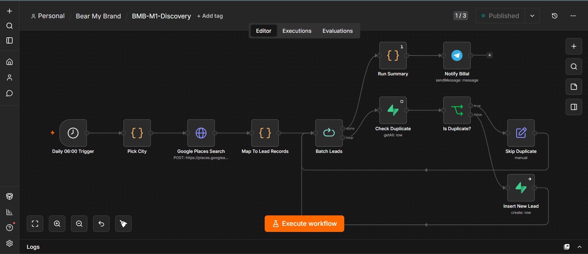 M1 Discovery — Find the businesses